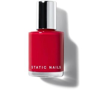 Static Nails Liquid Glass Nail Lacquer Full Coverage 12ml .41oz TRIPLE CHERRY re